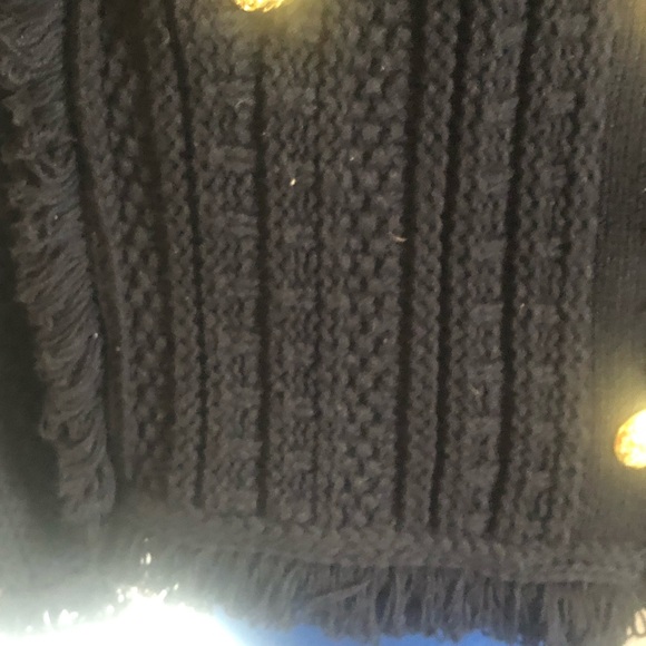 Tahari button up sweater jacket, business classy and thick and warm cotton blend - Picture 8 of 9